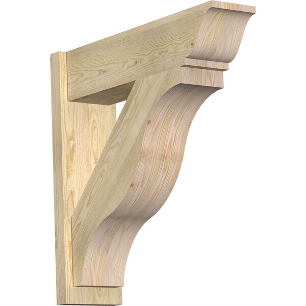 Ekena Millwork Funston Rough Sawn Traditional Outlooker, Douglas Fir, 8"W x 30"D x 30"H OUT08X30X30FST01RDF - main